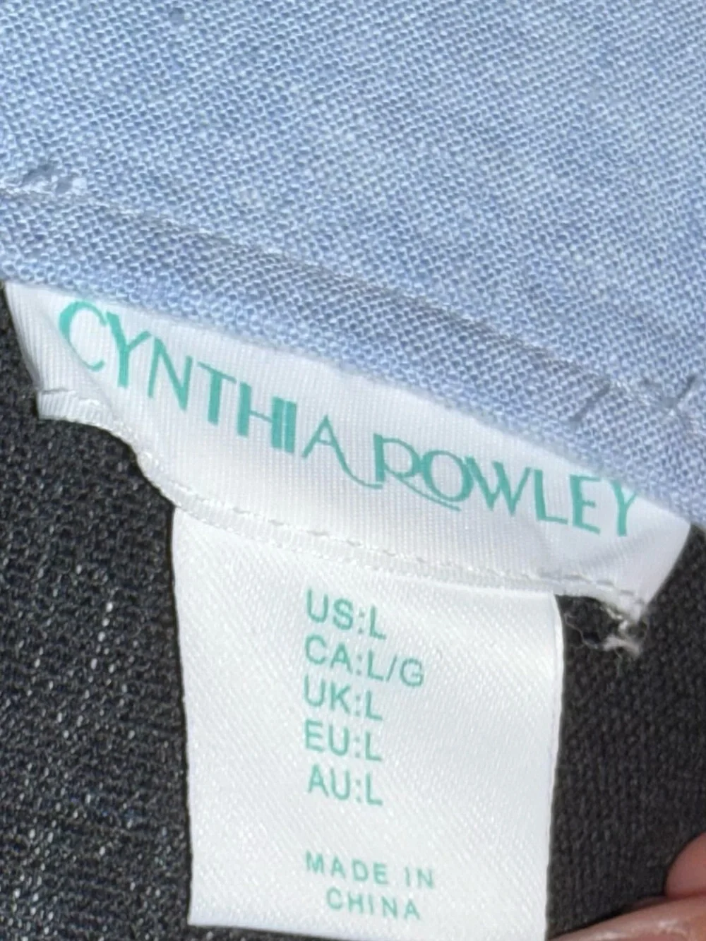 New Cynthia Rowley Pale Blue Linen Dress - Picture 2 of 8